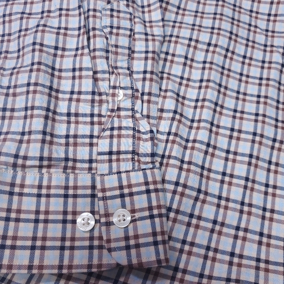 Austin Reed London Plaid Big & Tall Size Shirt - Picture 3 of 11